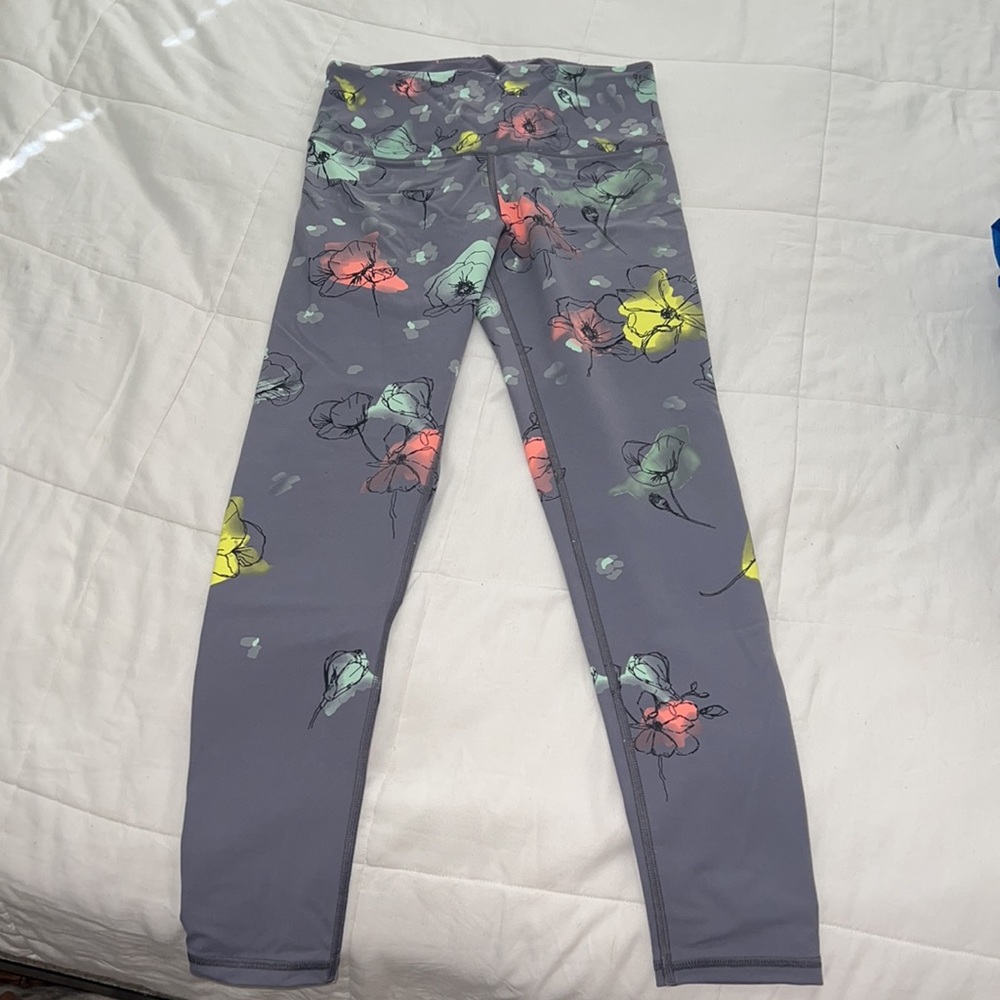 Victoria’s Secret purple flower leggings